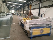 新增異形風管生產線--四川甄皓通風設備制造有限公司