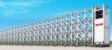 產品型號:歐科~b-10系列不銹鋼電動伸縮門 - 云南凱旋自動門設備有限